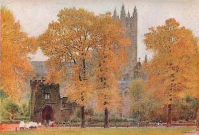 Katedrála v Canterbury, 1908 od Albert Goodwin