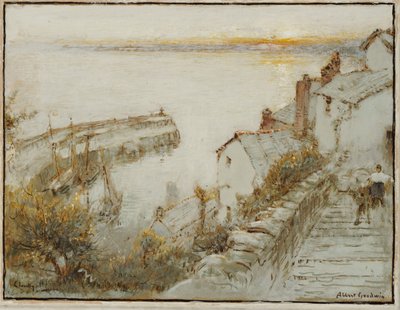 Clovelly od Albert Goodwin
