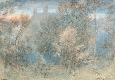 Durham (akvarel) od Albert Goodwin
