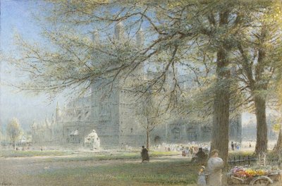 Exeterská katedrála od Albert Goodwin