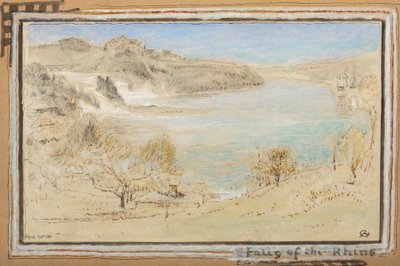 Rýnské vodopády od Albert Goodwin