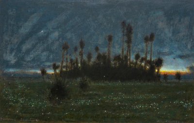 Světlušky, Jamajka (akvarel s tělovou barvou) od Albert Goodwin