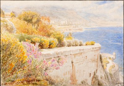 Monako (akvarel) od Albert Goodwin