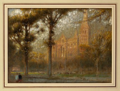 Katedrála v Salisbury: Západní fronta a věž od Albert Goodwin