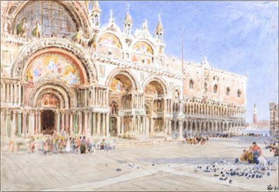 St Marks, Benátky od Albert Goodwin