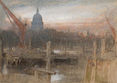 Svatý Pavel (akvarel) od Albert Goodwin