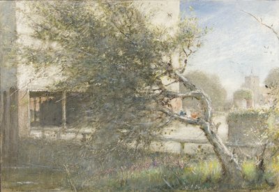 Sturry Nr Canterbury, kolem 1860-1932 (akvarel a tělová barva na papíře) od Albert Goodwin