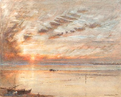 Město v moři od Albert Goodwin