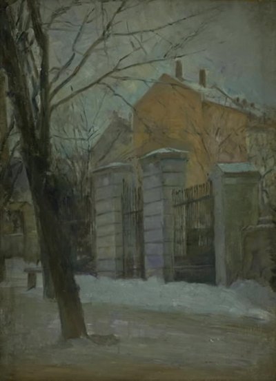 Hřbitov Brána pomoci v Kodani. Zima od Albert Gottschalk
