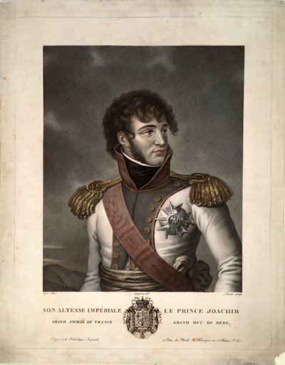 Portrét Joachima Murata, cca 1806 od Albert Gregorius