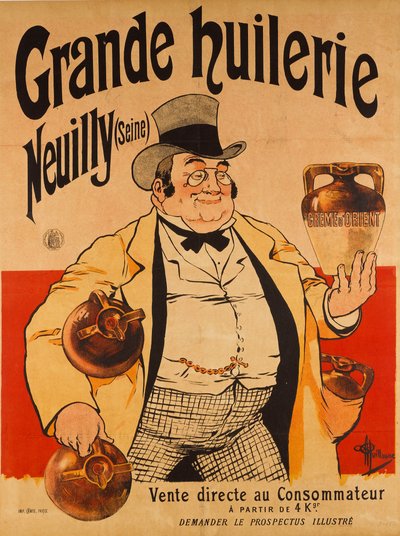 Velká lisovna oleje - Neuilly Seine, c. 1895. od Albert Guillaume