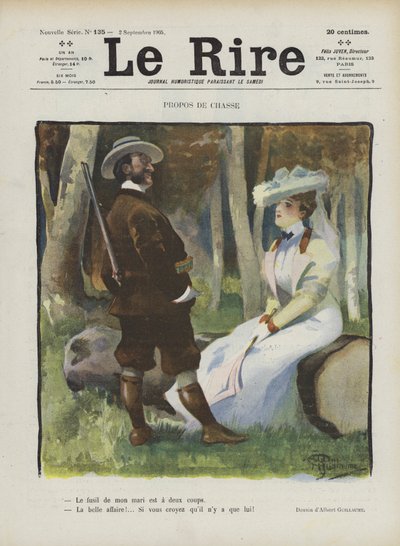 Ilustrace pro Le Rire od Albert Guillaume