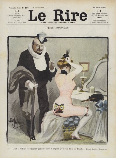 Ilustrace pro Le Rire od Albert Guillaume