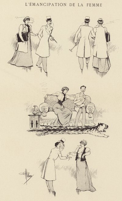 Emancipace žen od Albert Guillaume