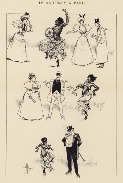 Dahomey v Paříži od Albert Guillaume