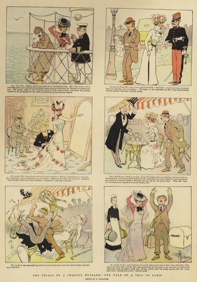 Zkoušky žárlivého manžela, Pohádka o výletu do Paříže od Albert Guillaume
