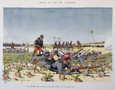 Pod nepřátelskou palbou - Armee, kterou viděl A. guillaume, kolem roku 1900 od Albert Guillaume