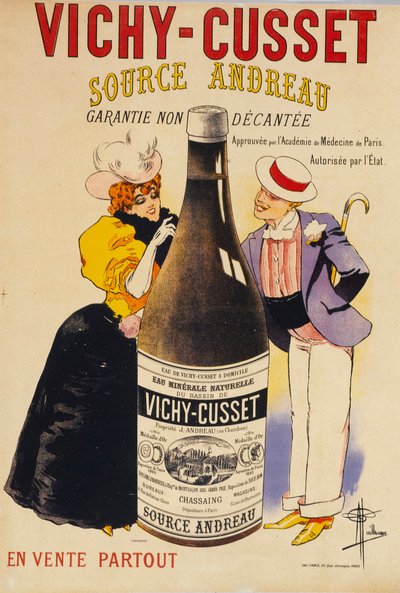 Vichy-Cusset - Source Andreau, c. 1895. od Albert Guillaume