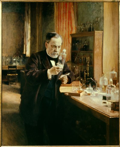 Portrét Louise Pasteura v jeho laboratoři od Albert Gustaf Aristides Edelfelt