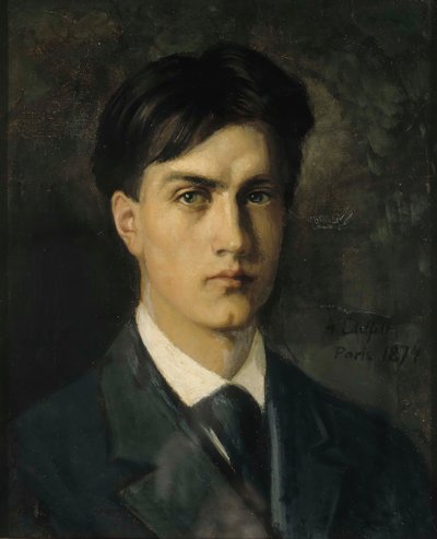 Autoportrét, 1874. od Albert Gustaf Aristides Edelfelt