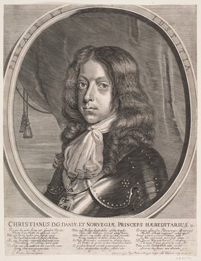 Christian V jako korunní princ od Albert Haelwegh