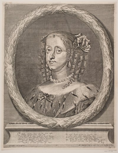 Královna Sophie Amalie od Albert Haelwegh