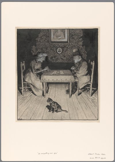 Návrh pro politickou karikaturu: Předpověď na rok 1917 od Albert Hahn (I)