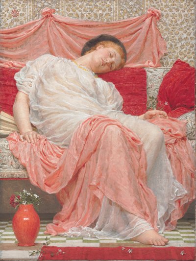 Jasmín (olej na plátně) od Albert Joseph Moore