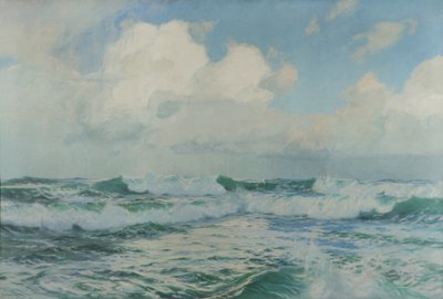Píseň moře od Albert Julius Olsson