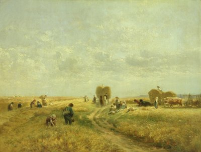 Čas sklizně, 1871 od Albert Kappis