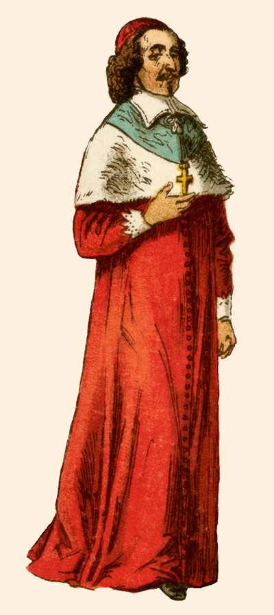 Kardinál Mazarin od Albert Kretschmer