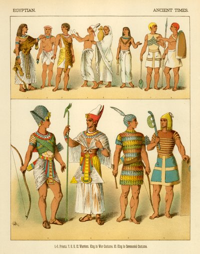 Egyptské kostýmy od Albert Kretschmer