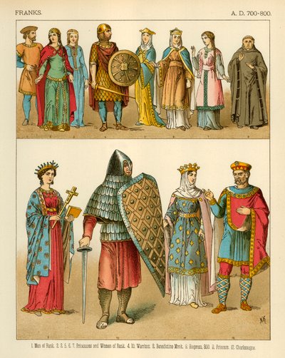 Frankové 700-800 našeho letopočtu od Albert Kretschmer
