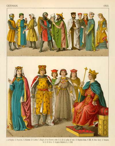 Německý kostým 1200 od Albert Kretschmer