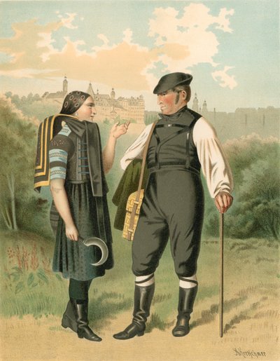 Německý kostým, Allenburg od Albert Kretschmer