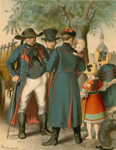 Německý kroj, Pommern, Weitzacker od Albert Kretschmer