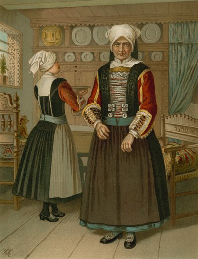 Německý kroj, Schleswig, Ostenfeld od Albert Kretschmer