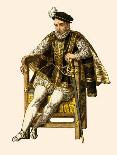 Francouzský král Karel IX od Albert Kretschmer