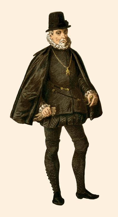 Španělský král Filip II od Albert Kretschmer