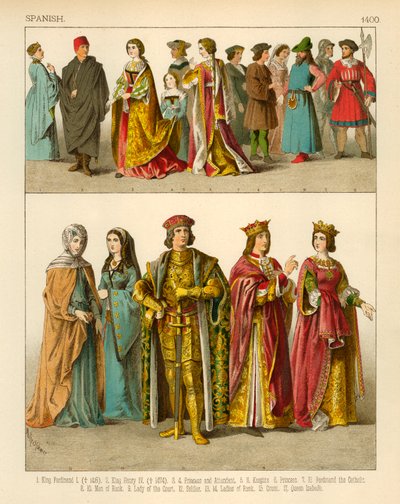 Španělský kostým 1400 od Albert Kretschmer