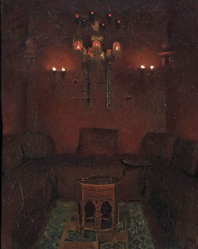 Interiér kaple Sir Richard Burtons, 1889 od Albert Letchford