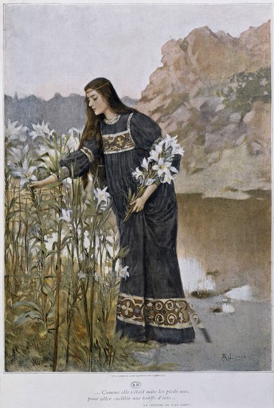 Žena fouká duhovku - Lynch, začátek 20. století od Albert Lynch
