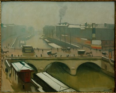 Pohled na Pont St. Michel v Paříži od Albert Marquet
