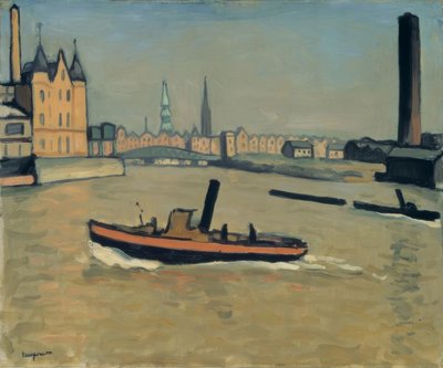 Přístav Hamburk od Albert Marquet