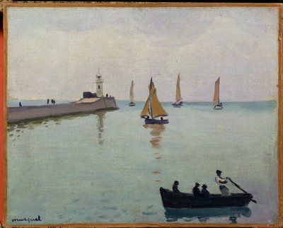 Vstup do přístavu (olej na plátně) od Albert Marquet