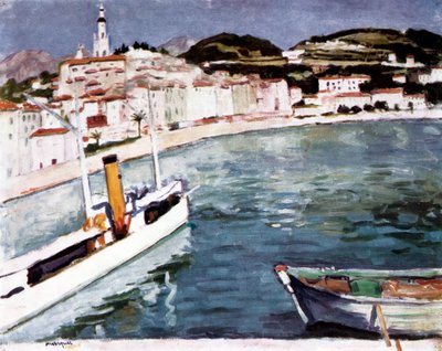 Přístav v Mentonu, 1905 od Albert Marquet