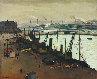 Přístav Boulogne-sur-Mer od Albert Marquet