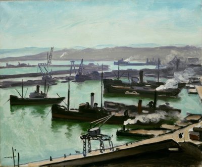 Přístav Alžír od Albert Marquet