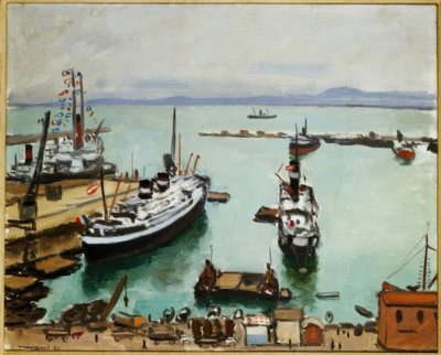 Přístav Alžír od Albert Marquet