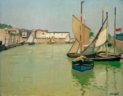 Přístav Honfleur od Albert Marquet